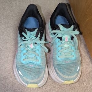 Hoka Women's Sneakers - Aqua and Black